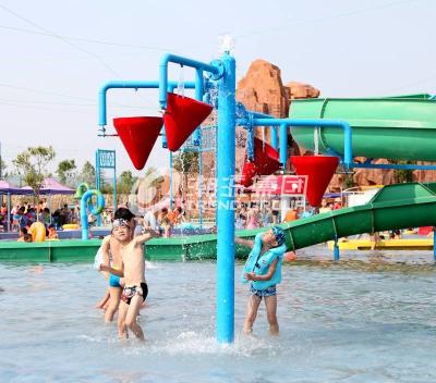 Cina Attrezzatura variopinta del parco dello spruzzo della carpa per i bambini/bambini in attrezzatura della vetroresina del parco dell'acqua in vendita
