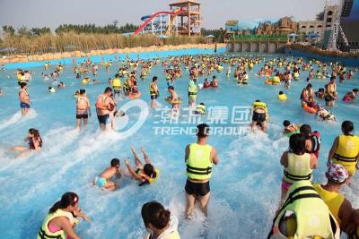 China Family Water Park Wave Pool Equipment , Fiberglass Aqua Park Products Machine for sale