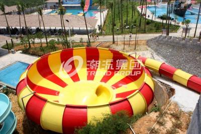 China Customized Fun Aqua Park Fiberglass Water Slides Giant Space Water Slides for Water Project for sale