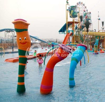China Customized Carp Carton Spray Park Aqua Park Equipment For Children / Kids Fun for sale