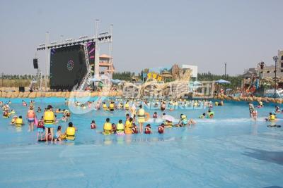 China Water Park Wave Pool Equipment , Waterpark Wave Machine For Family Fun in Aqua Park for sale