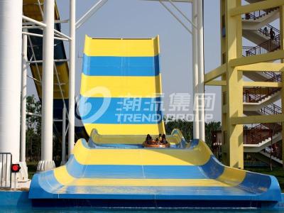 Chine Newest Design Custom Water Slides , Amusement Park Boomerang Aqua Slide For 2 People in Gaint Aqua Park à vendre