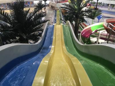 China Customized Kazakhstan Astana Indoor Fiberglass Pool Water Slide Park Project for sale