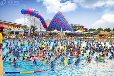 China Commercial Trumpet Fiberglass Water Slides For Families / Water Amusement Park Rides for sale