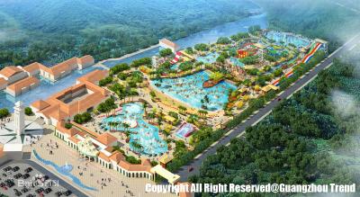 China Fiberglass Resort Waterpark Project , Giant Slides Rides Projects for Water Park for sale
