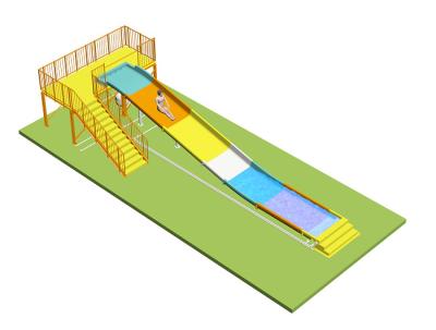 China Kids' Slide, Wide Slide , Water Slides For Aqua Park Fiberglass Material for sale