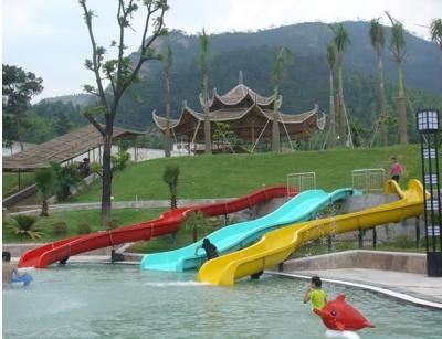 China Big kids playground slide with aqua play , water slides for kids in Giant Water Park for sale