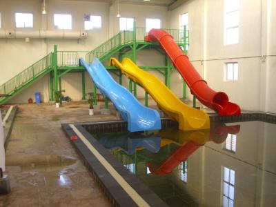 China Fiberglass Kids' Water Slides , Commercial Water Slides for Resort Water Pool / Kids Water Park for sale