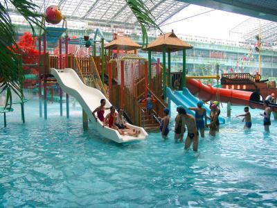 China Indoor / Outdoor Aqua Park Equipment, Kids' Water Playground For Family Fun Customized for sale