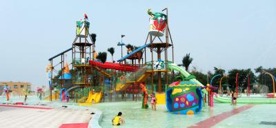 China Outdoor Aqua Playground Water House Structures, Water Park Equipment OEM for sale