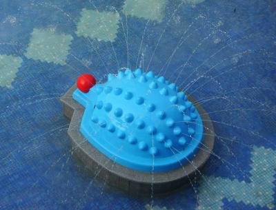 China Water Playground Equipment，Fiberglass Hedgehog Spray Aqua Play Game for sale