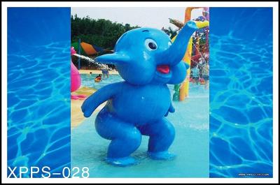 China Spray Small Elephant Water Game, Aqua Fountains Play Structure , Spray Park Equipment for sale