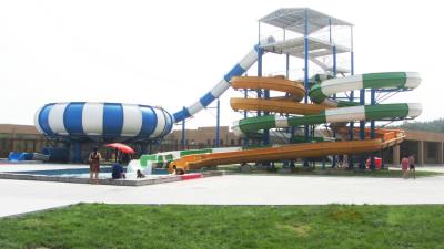 China Waterpark Project Builder / Aqua Entertainment Park Equipments Combination for sale
