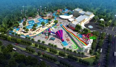 China Large Holiday Waterpark Project , Indoor Amazing Funny Water Park / Customized water slide for sale