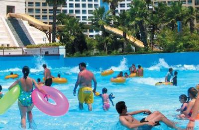 China Outdoor Water Park Wave Pool Wave Machine For Family Entertainment for sale