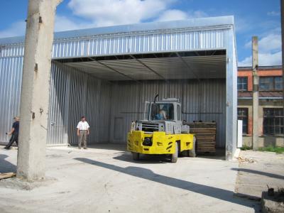 China Durable Wood Drying Chamber 4500 Mm Internal Height Forklift Loading for sale