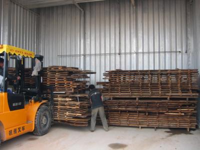 China 100m3 Reliable 50 Hz Wood Drying Kiln Kits Holzmeister Dephi / LiTouch Control System Te koop