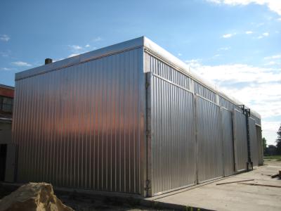 China 30 Cubic Meter Wood Drying Chamber , Wood Drying System Low Consumption for sale