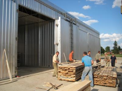 中国 60立方メートルの木製の乾燥部屋アルミニウムおよびステンレス鋼材料 販売のため