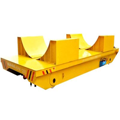 China Workshop Rail Type Flat Cart Twin Track Steel Die Transfer Cart Self-Propelled Flat Cart for sale
