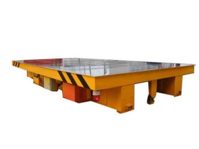 Chine 2~63T Electric Power Supply Rail Track Flat Transfer Cart à vendre