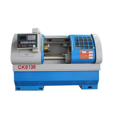 China Metal horizontal de la cama plana CK6140 	Máquina del torno del CNC del torno CK6140 del CNC en venta