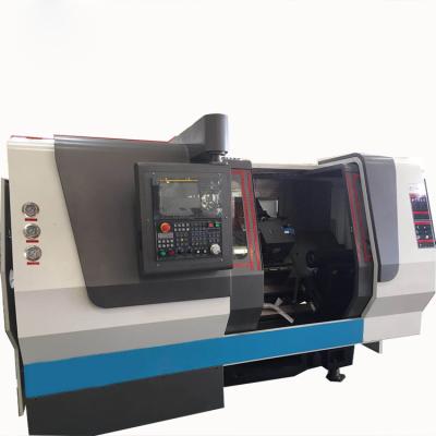 China TCK6350 4 Axis Slant Bed Lathe CNC Turning Center Machine TCK6350 Slant Bed CNC Lathe Machine for sale