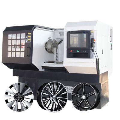 China Car Alloy Wheel Rim Repair CNC Lathe Machine Railway Wheel Turning Lathe for sale