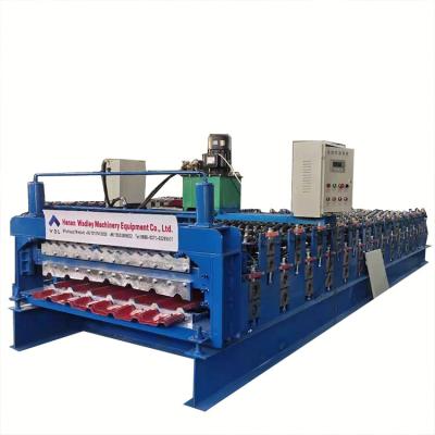China 840 coil glazed tile roll forming machine for sale