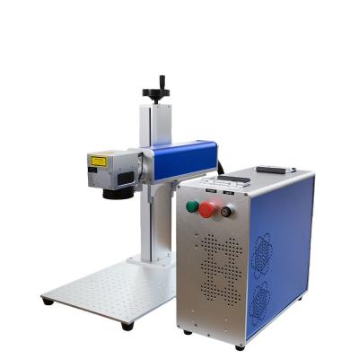 China CO2/fiber laser marking machine for metal jewerly steel aluminum copper plastic wood acrylic leather laser marker 20w 30 for sale