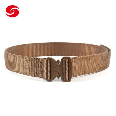 China 3.8 Tactical Imitation Nylon Army Utility Belt With Metal Buckle for sale