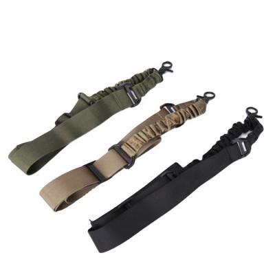 China Alloy Adjustable Military Tactical Belt Elastic Suspender Sling Army Belt for sale