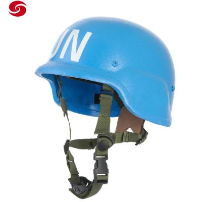 China                                  Un Blue Helmet Pasgt Type Level Iiia Bullet Proof Army Ballistic Helmet              for sale