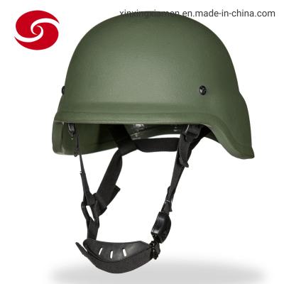 China Do capacete à prova de balas militar do verde de Pagst do PE de Aramid correia tática do capacete do ABS M88 com Chin Strap ajustável à venda