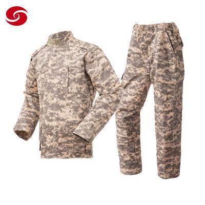 China Saudi Arabia Digital Nylon and Cotton Military Police Uniform Camouflage ACU Uniform for sale