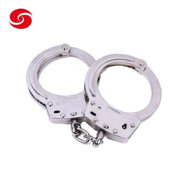China Police Equipment Military Carbon Steel Handcuff For Police for sale