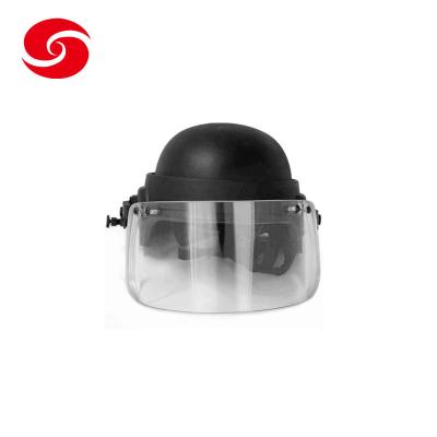 China Face Protection Military Bulletproof Visor Security Polycarbonate Anti Riot Customsized for sale