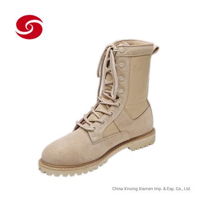China China Xinxing Sand Color Military Tactical Combat Jungle Desert Boots for sale