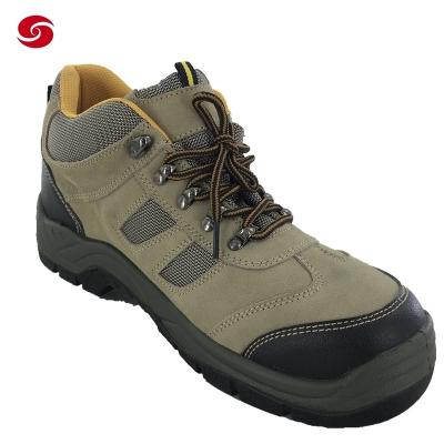 China Mid Upper Leather Military Combat Shoes Functional Safety Shoes Boots for sale