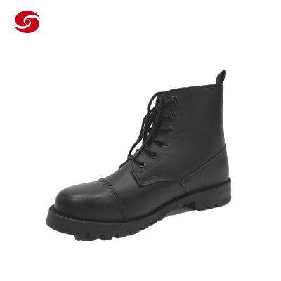 Chine Sécurité multifonctionnelle en cuir véritable Toe Shoes Boots en acier de combat à vendre