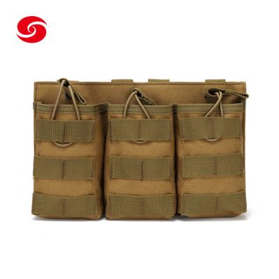 China Army 600d Polyester Magazine Pouch Tactical Drop Leg M4 Triple for sale