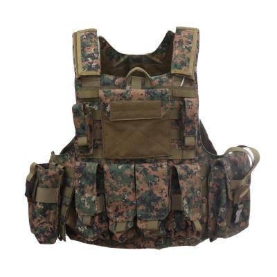 China                                  Military Camouflage Airsoft Combat Nylon Polyester Tactical Combat Vest              for sale