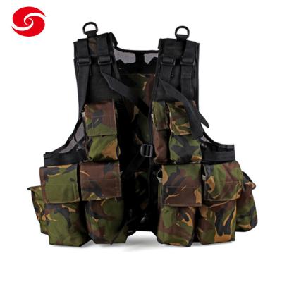 China                                  Nylon or Polyester Camouflage Molle Multi Pockets Military Tactical Vest              for sale