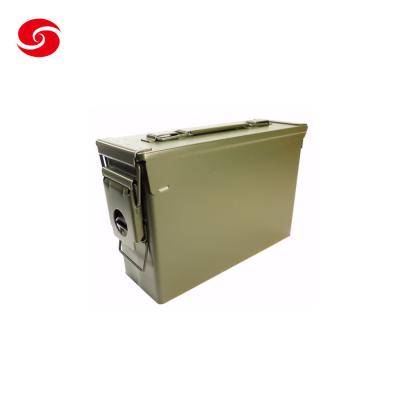China                                  High Quality Us Army Green Metal Aluminum Durable Ammo Boxes Bullet Tool Storage Box              à venda