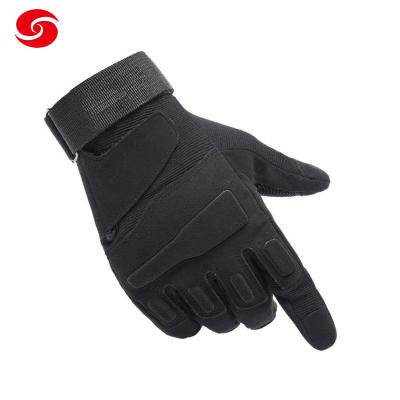 China Guantes llenos de ciclo del finger del engranaje protector respirable antirresbaladizo de los guantes en venta