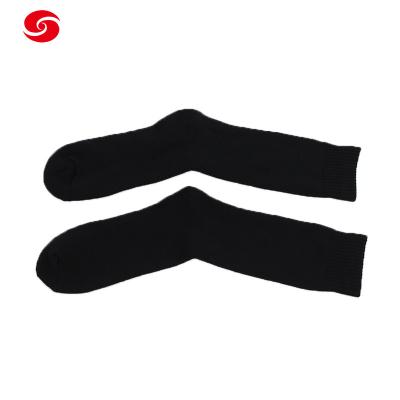 China Wool Men Knee High Military Winter Socks Breathable Sweat absorbent Te koop