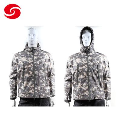 China Military Digital Camo Unisex Soft Shell Jacket Leisure Outdoor for sale