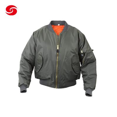 China Men S Zipper Up Casual Military Outdoor Equipment Flight Bomber Jackets for sale