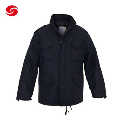 China M65 Military Outdoor Equipment Bdu Type Black Plain Field Military Jacket for sale