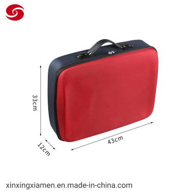 China Red Customized Logo Emergency Kit Storage Tool Bag Case For Fire Fighters for sale